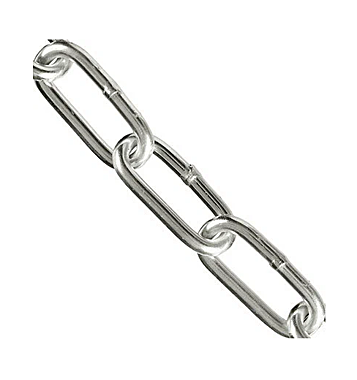 Цепь длиннозвенная 2мм сварная DIN-76