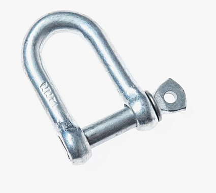 Скоба такелажная 8 (прямой тип) оцинк.