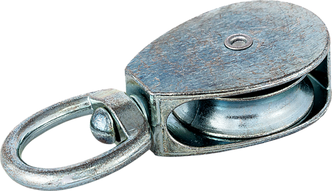 Блок одинарный 40мм трос 9мм металл