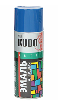 Краска-аэрозоль KUDO KU-1011 синяя 520мл 1304953