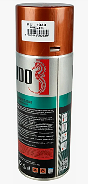 Краска-аэрозоль KUDO металлик KU-1030 медь 520мл