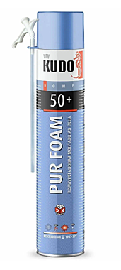 Пена монтажная HOME 50+ 1000мл/800г всесезонная KUDO 1304078