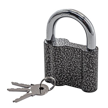 Замок навесной сталь 3 ключа 80х70х40мм дужка 11,7мм 70-0-097