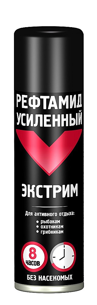 Аэрозоль-репеллент РЕФТАМИД на водной основе от комаров клещей и мошек 150мл 03.09.230.01 69-8-032