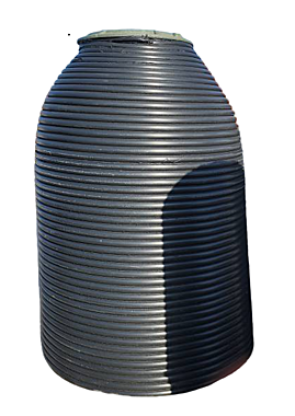 Колодец ПЭ с люком 1,5х2,5м + 0,5м удлинитель (объем 4,5м3)