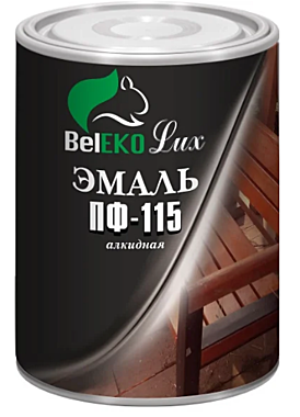 Эмаль ПФ-115 BelEkoLux красный 0,8кг