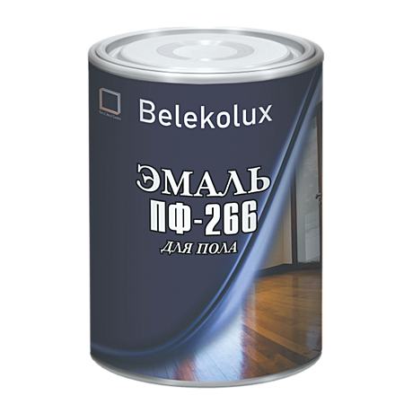 Эмаль ПФ-266 BelEkoLux красно-коричневый 1,9кг  