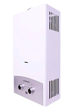 Колонка газовая GENBERG 310.01 10л ПРЕМИУМ серебро