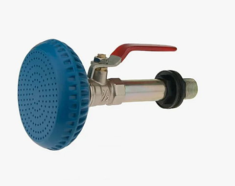 Кран для летнего душа металл с лейкой 70793