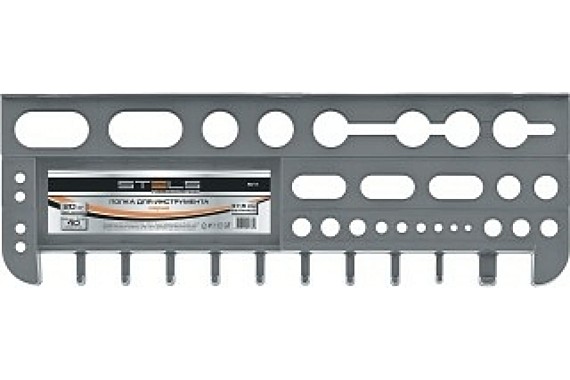 Полка для инструмента 475 мм, серая// Stels