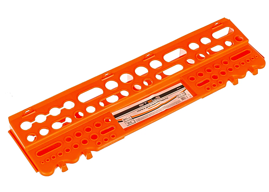 Полка для инструмента 625мм оранжевая // Stels 90715