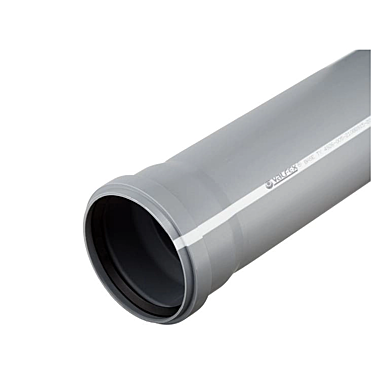 Труба для внутренней канализации 110х1000мм VALFEX BASE 201100100