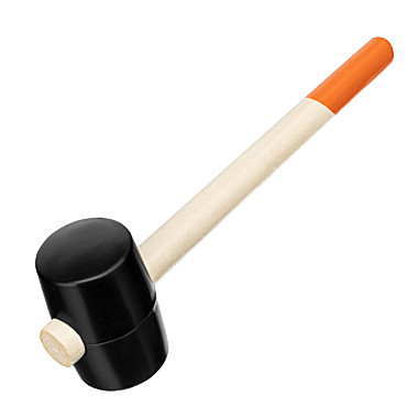 Киянка резиновая 450г черная резина деревянная ручка // SPARTA 111505