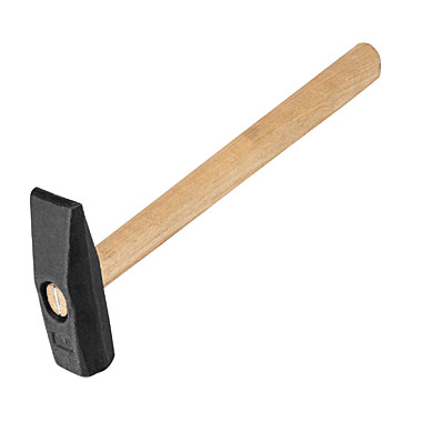 Молоток слесарный 1000г квадратный боек,деревянная ручка// Произведено в РФ