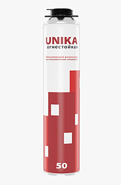 Пена огнестойкая монтажная проф. UNIKA 50 