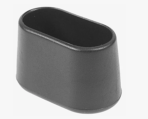 Заглушка трубы профильной 40х20мм овал наружняя пластик