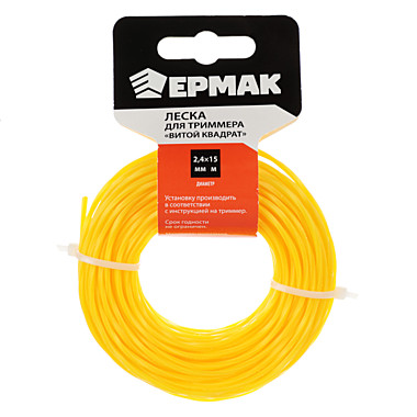 ЕРМАК Леска для триммера сечение 