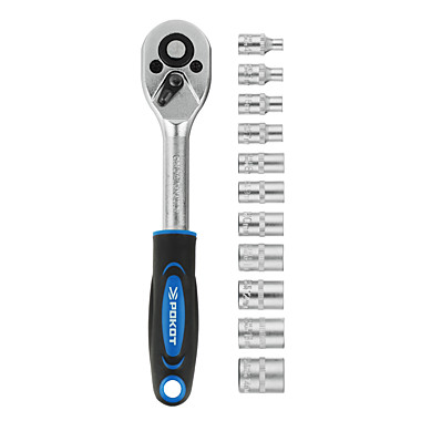 РОКОТ Набор профессионального инструмента 12 предметов, 1/4