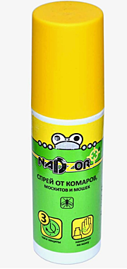 Спрей от комаров, москитов, мошек, слепней 100мл NADZOR 20014 ISK001N 127-611