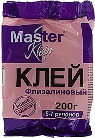 Клей обойный Master Klein для флизелиновых обоев 200гр 1208