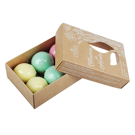 Набор бурлящих шаров для ванн Fruits&Berries/Flower&Herbs 6х40г/4х60г 937-077