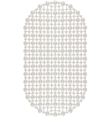 Коврик в ванную комнату на присосках КОМФОРТ 65х36см в ассорт 6922