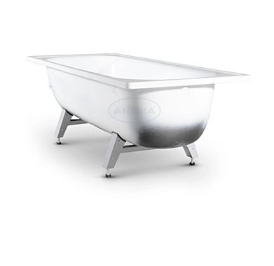 Ванна стальная АНТИКА 1,05х0,65х0,36 (ВИЗ) Белая орхидея (ОР-13300)