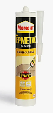 Герметик силиконовый МОМЕНТ универсальный прозрачный 280мл 1120114