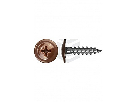 Саморез ШСММ 4,2х16 пш острый RAL8017 шоколадно-коричневый (1кг)