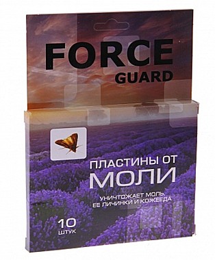 Пластины от моли НБ 10шт Force quard
