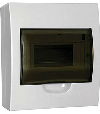 Бокс ЩРН-П-8 модулей навесной пластик IP41 GENERICA MKP12-N-08-41-G