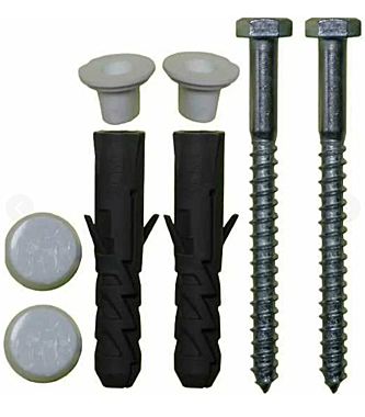 Крепеж унитаза к полу 1.2.1.