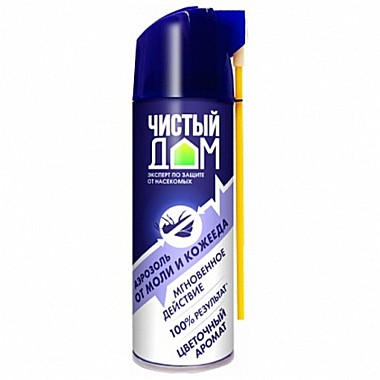 Средство от моли аэрозоль Чистый Дом 150мл 02-927