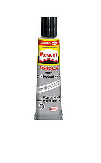 Клей тюбик Момент Кристалл прозрачный 30мл 611708