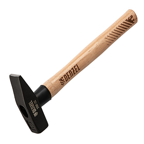 Молоток слесарный 500г кованный квадратный боек боковая ручка // DENZEL 10429