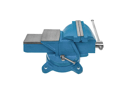 Тиски слесарные 100мм поворотные с наковальней 44-4-210