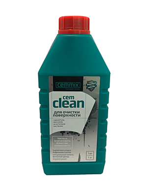 Удалитель высолов и остатков раствора CEMCLEAN 1л CEMMIX