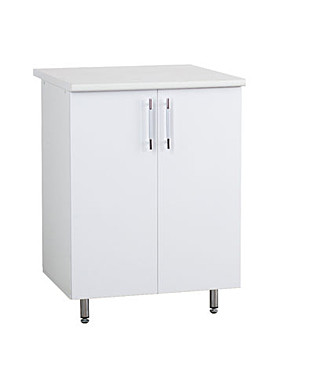 Рабочий стол 60 белый металлик фасад МДФ столешница Сахара 47959