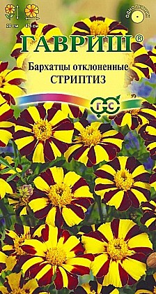 Семена: Бархатцы откл. Стриптиз  (Ц) 0,3г G