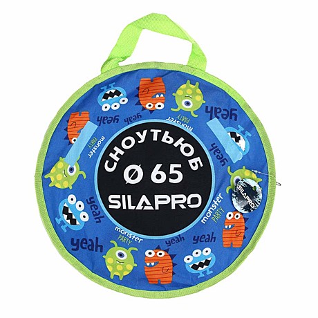Сноутьюб SILAPRO с сиденьем ВЕСЕЛЫЕ КОШМАРИКИ d=65см, оксфорд 600D, резина R13, ПВХ 112-046
