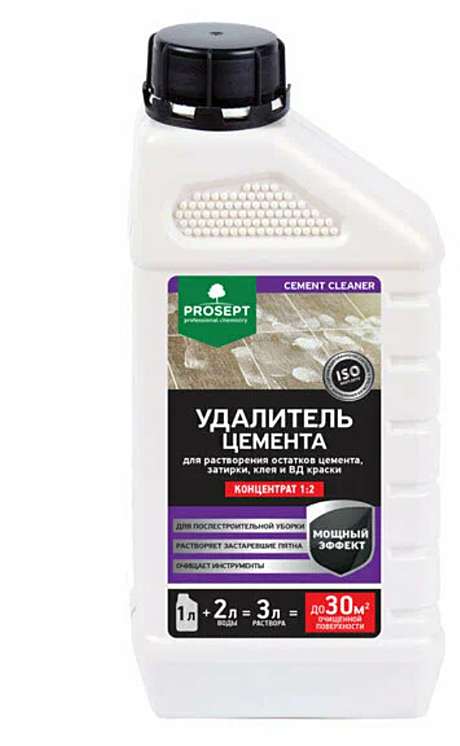 Средство PROSEPT ЦЕМЕНТ КЛИНЕР смывка для бетона 1л 022-1