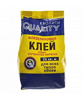 Клей обойный Quality флизелин. 200гр (синий)