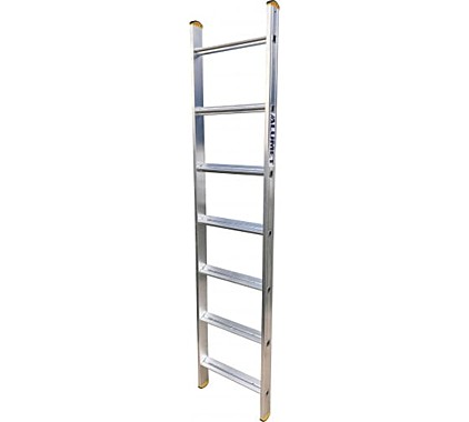 Лестница 1 секцион. 7 ступеней алюминиевая  ALUMET 5107 SC 1007