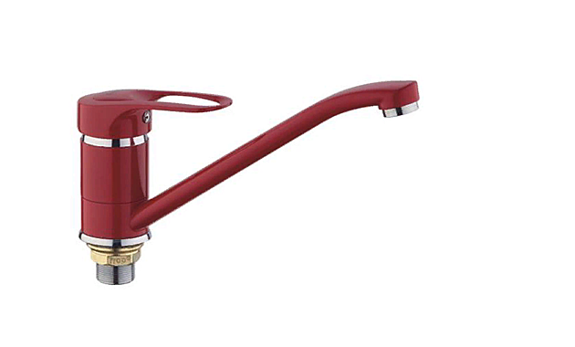Смеситель для кухни FRAP 4928-13 красный 79870
