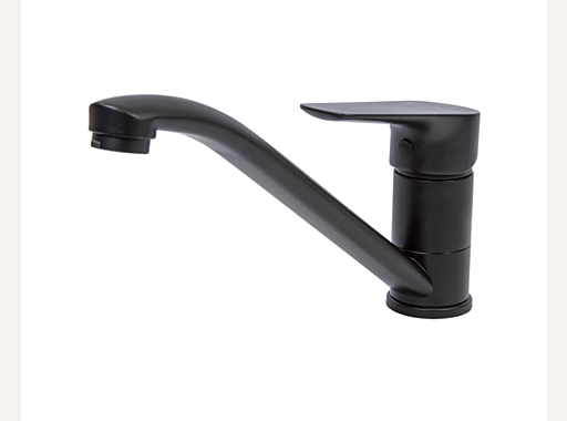 Смеситель для кухни MIXLINE ML14-03BL ЧЕРНЫЙ 35к (без подводки) 556609