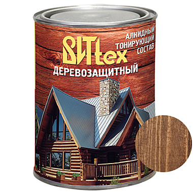 Деревозащитный состав ВИТЕКС 0,7кг каштан color