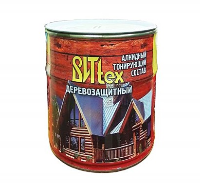 Деревозащитный состав ВИТЕКС 0,7кг орех color