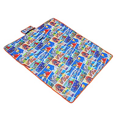 РЫЖИЙ Коврик туристический, 600D оксфорд ПВХ 1.8x1.5м