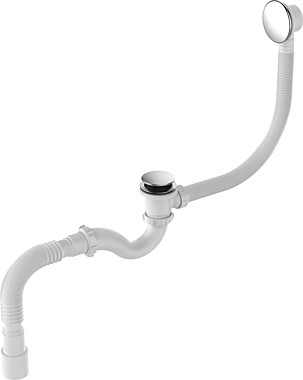 Сифон CRAB для ванны 1 1/2