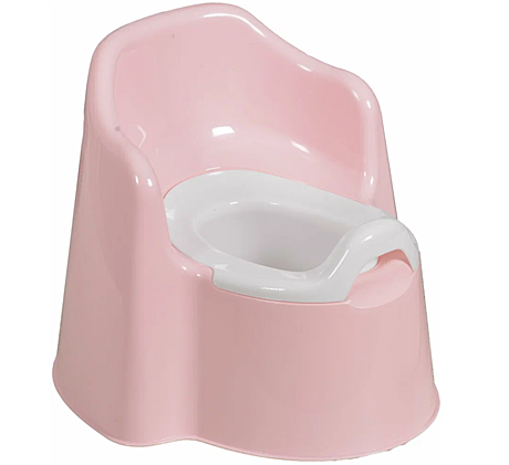 Горшок детский Kinder светло-розовый Little Angel пластиковый без крышки 221500107/01
